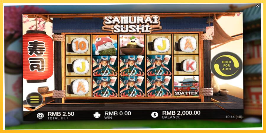 Игровой аппарат Samurai Sushi - игра на реальные деньги, картинка 2