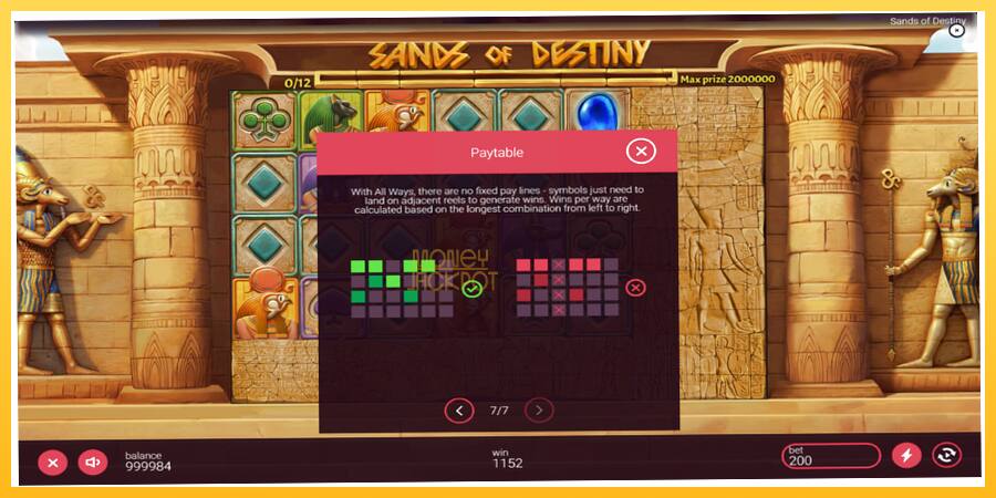 Игровой аппарат Sands of Destiny - игра на реальные деньги, картинка 7