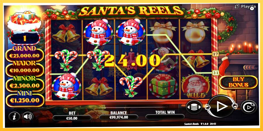 Игровой аппарат Santas Reels - игра на реальные деньги, картинка 3