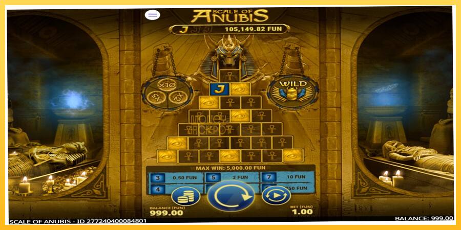 Игровой аппарат Scale of Anubis - игра на реальные деньги, картинка 2