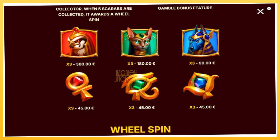 Игровой аппарат Scarab Wheel - игра на реальные деньги, картинка 6