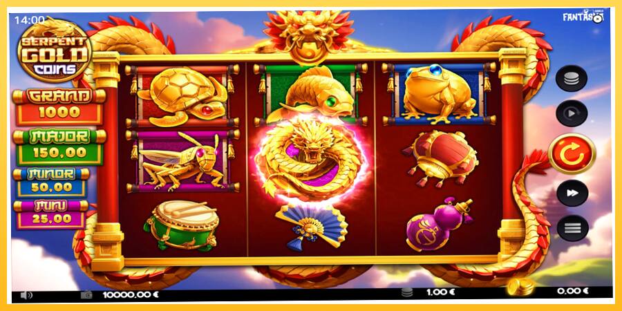 Игровой аппарат Serpent Gold Coins - игра на реальные деньги, картинка 2