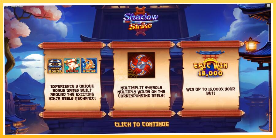 Игровой аппарат Shadow Strike - игра на реальные деньги, картинка 1