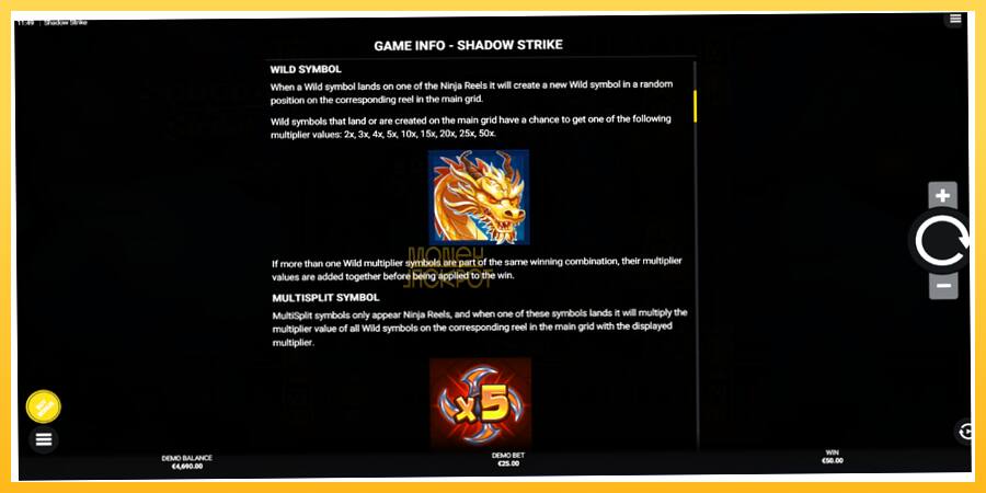 Игровой аппарат Shadow Strike - игра на реальные деньги, картинка 5