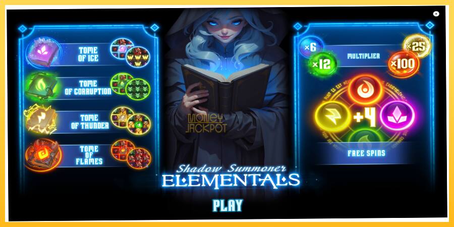 Игровой аппарат Shadow Summoner Elementals - игра на реальные деньги, картинка 1