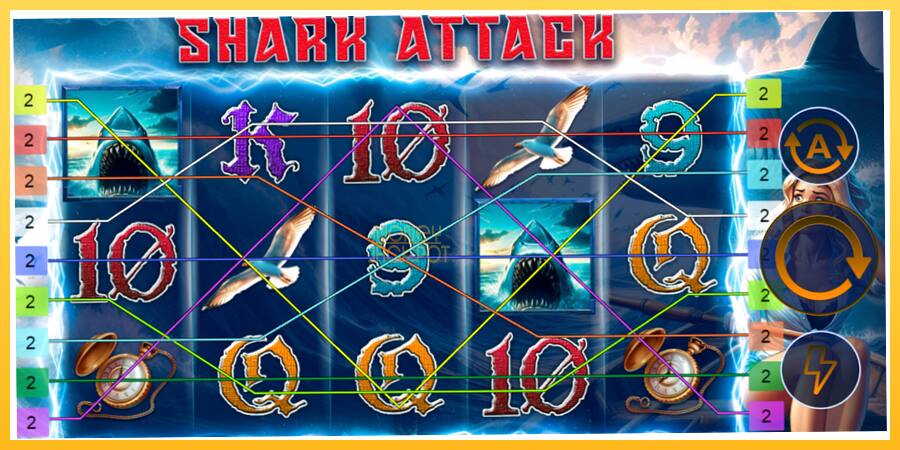 Игровой аппарат Shark Attack - игра на реальные деньги, картинка 2