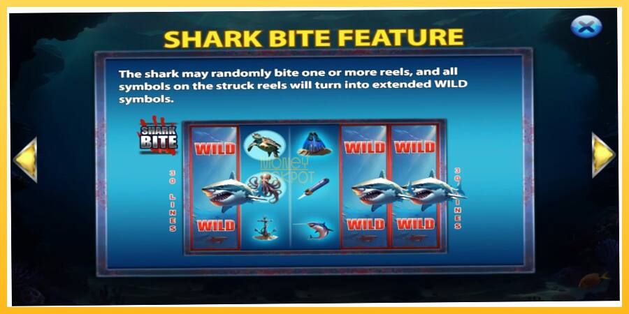 Игровой аппарат Shark Bite - игра на реальные деньги, картинка 5