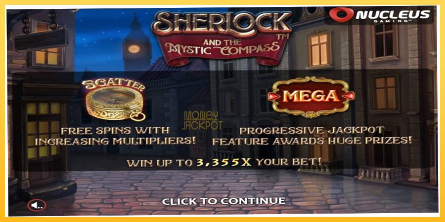 Игровой аппарат Sherlock and the Mystic Compass - игра на реальные деньги, картинка 1