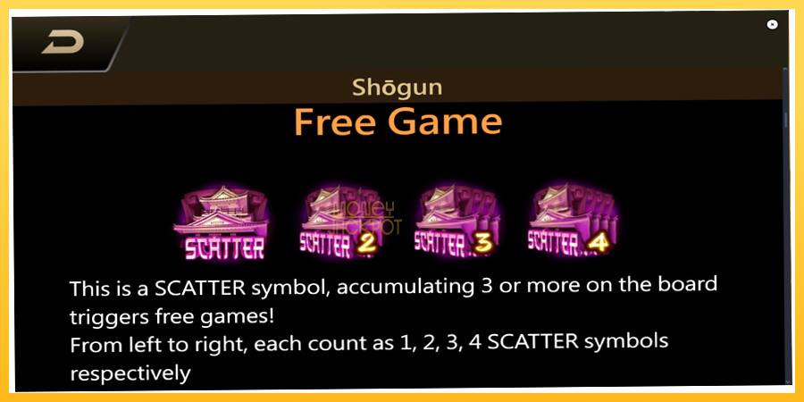 Игровой аппарат Shogun - игра на реальные деньги, картинка 5