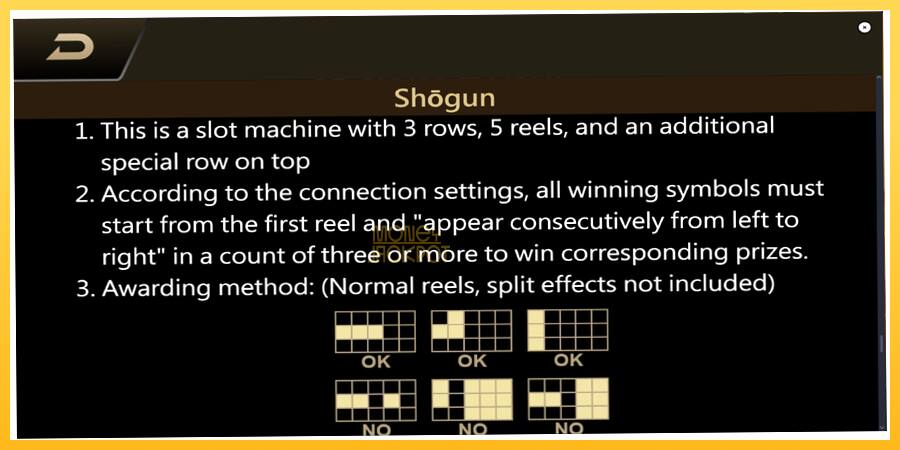 Игровой аппарат Shogun - игра на реальные деньги, картинка 7