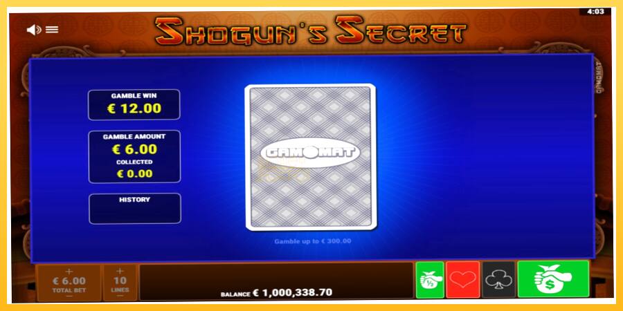 Игровой аппарат Shoguns Secret - игра на реальные деньги, картинка 4