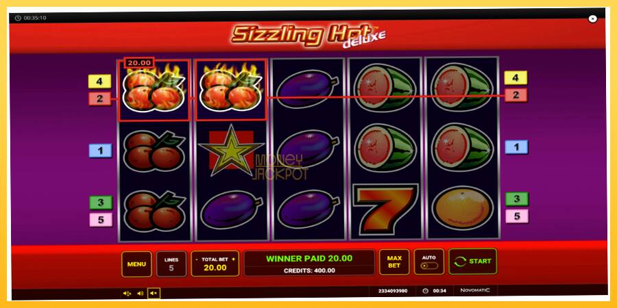 Игровой аппарат Sizzling Hot Deluxe - игра на реальные деньги, картинка 5