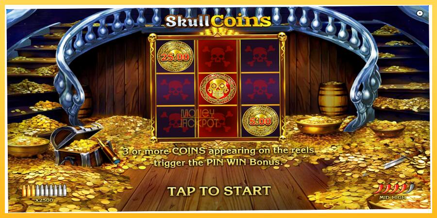 Игровой аппарат Skull Coins - игра на реальные деньги, картинка 1