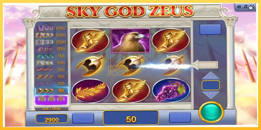 Игровой аппарат Sky God Zeus 3x3 - игра на реальные деньги, картинка 4