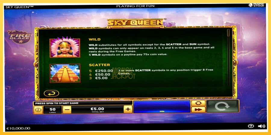 Игровой аппарат Sky Queen - игра на реальные деньги, картинка 4