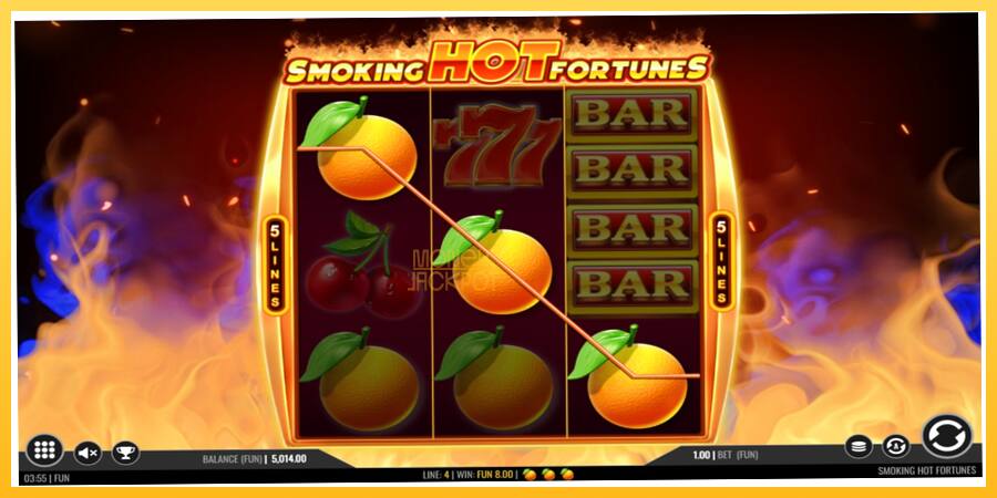 Игровой аппарат Smoking Hot Fortunes - игра на реальные деньги, картинка 2