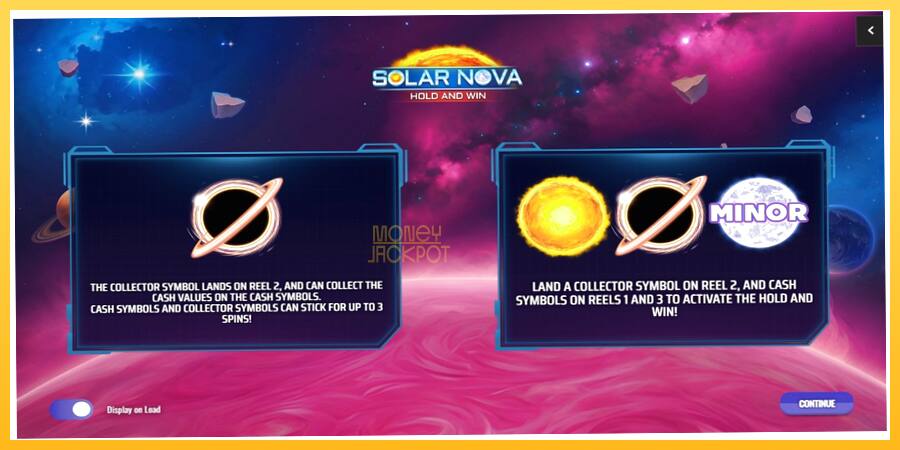 Игровой аппарат Solar Nova Hold and Win - игра на реальные деньги, картинка 1