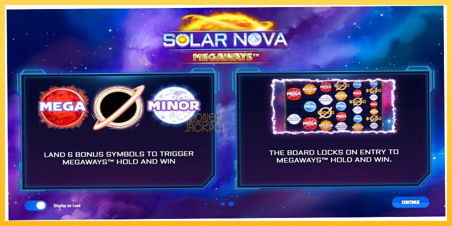 Игровой аппарат Solar Nova Megaways - игра на реальные деньги, картинка 1