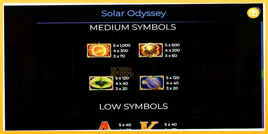 Игровой аппарат Solar Odyssey - игра на реальные деньги, картинка 6