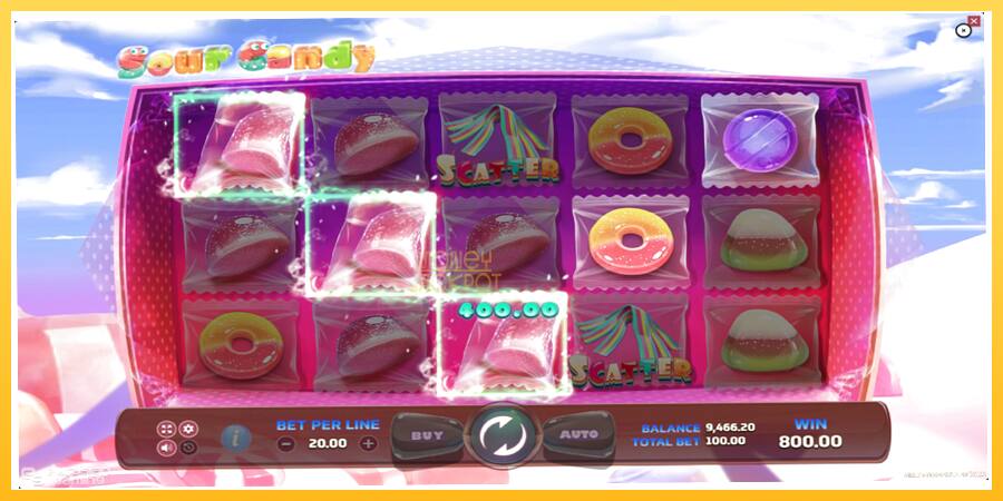 Игровой аппарат Sour Candy - игра на реальные деньги, картинка 4