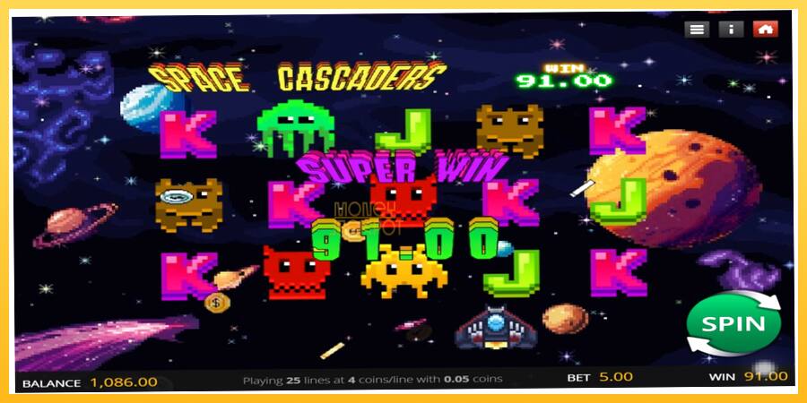 Игровой аппарат Space Cascaders - игра на реальные деньги, картинка 2