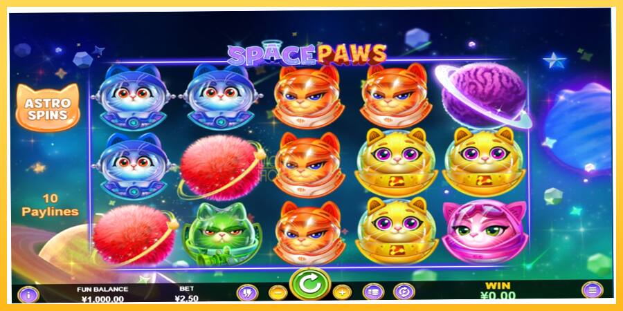 Игровой аппарат Space Paws - игра на реальные деньги, картинка 1