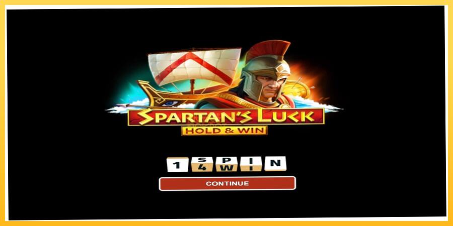 Игровой аппарат Spartans Luck Hold & Win - игра на реальные деньги, картинка 1