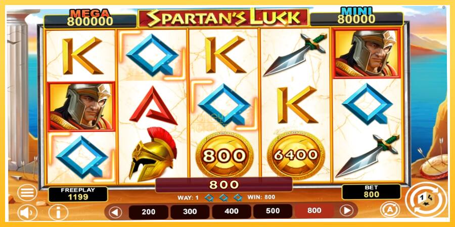 Игровой аппарат Spartans Luck Hold & Win - игра на реальные деньги, картинка 3