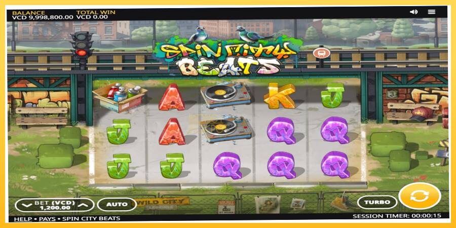 Игровой аппарат Spin City Beats - игра на реальные деньги, картинка 2