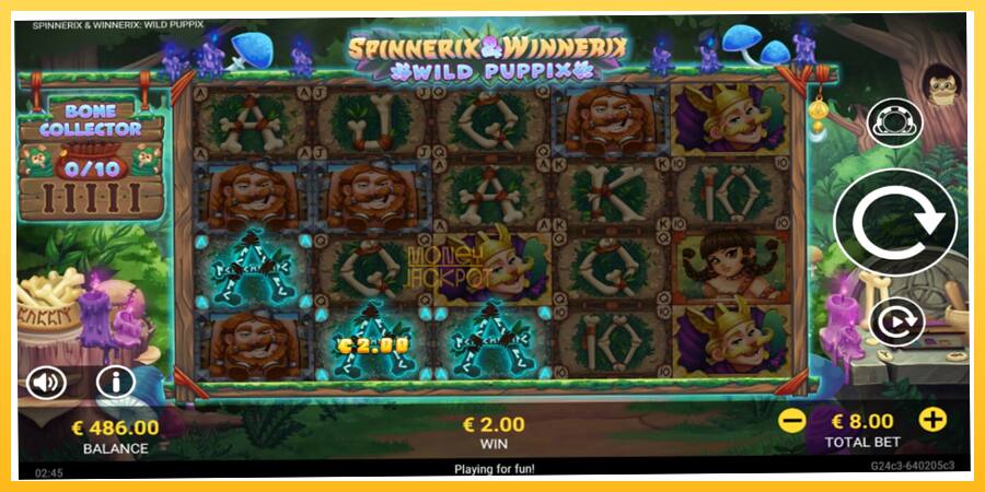 Игровой аппарат Spinnerix & Winnerix: Wild Puppix - игра на реальные деньги, картинка 3