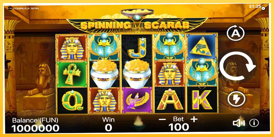 Игровой аппарат Spinning Scarab - игра на реальные деньги, картинка 2