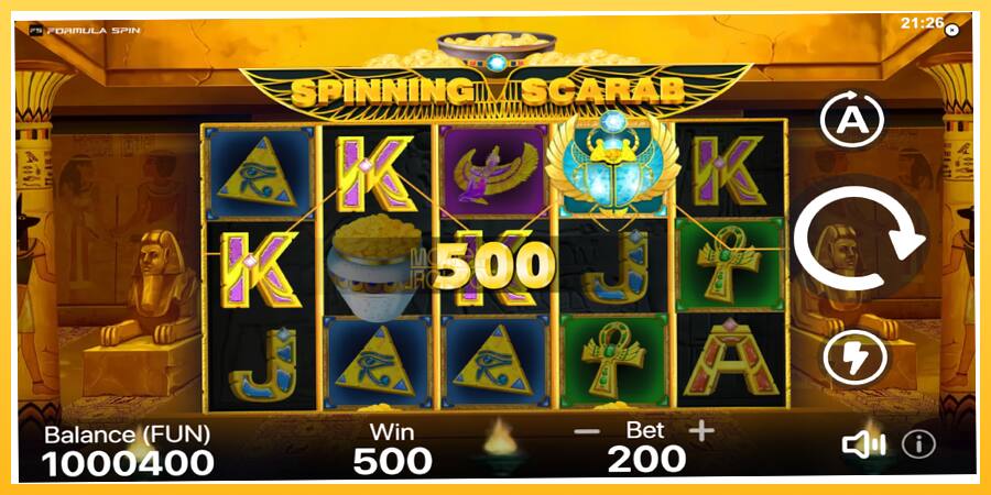 Игровой аппарат Spinning Scarab - игра на реальные деньги, картинка 4