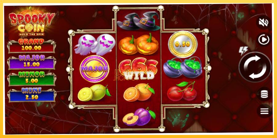 Игровой аппарат Spooky Coin Hold The Spin - игра на реальные деньги, картинка 1