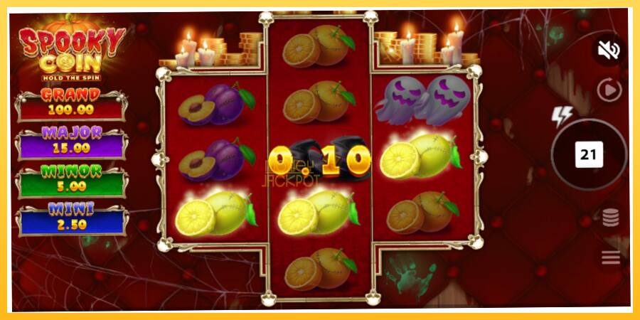 Игровой аппарат Spooky Coin Hold The Spin - игра на реальные деньги, картинка 3