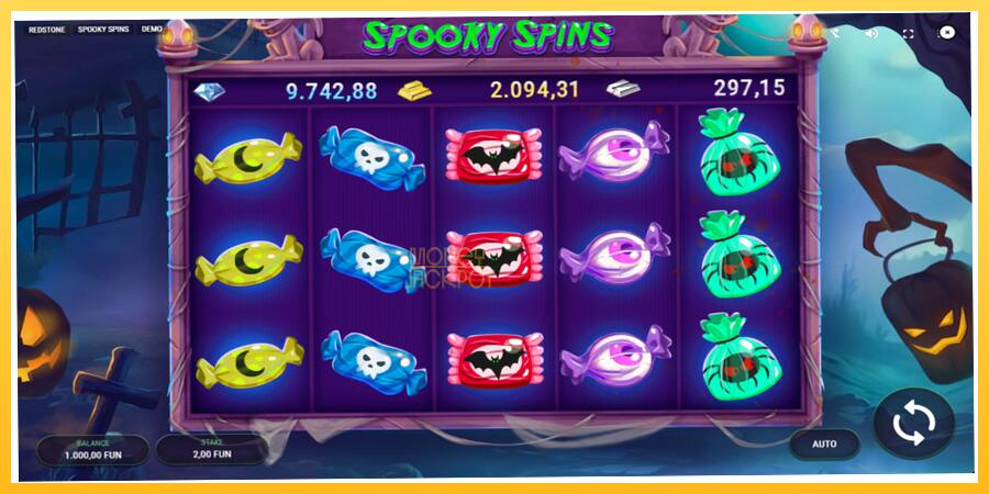 Игровой аппарат Spooky Spins - игра на реальные деньги, картинка 2