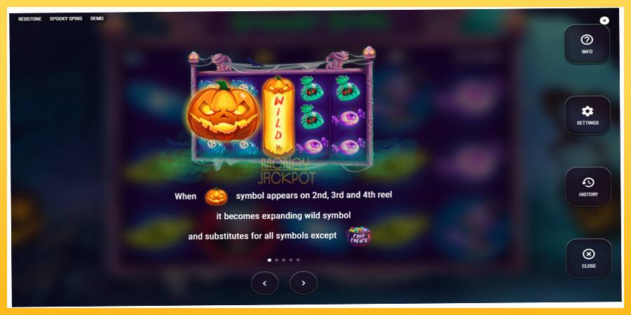 Игровой аппарат Spooky Spins - игра на реальные деньги, картинка 5