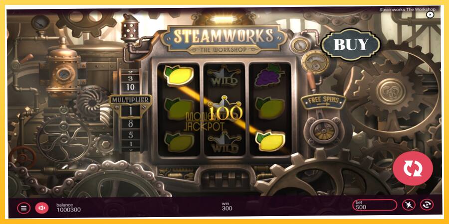 Игровой аппарат Steamworks - The Workshop - игра на реальные деньги, картинка 4