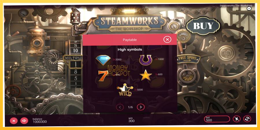 Игровой аппарат Steamworks - The Workshop - игра на реальные деньги, картинка 5