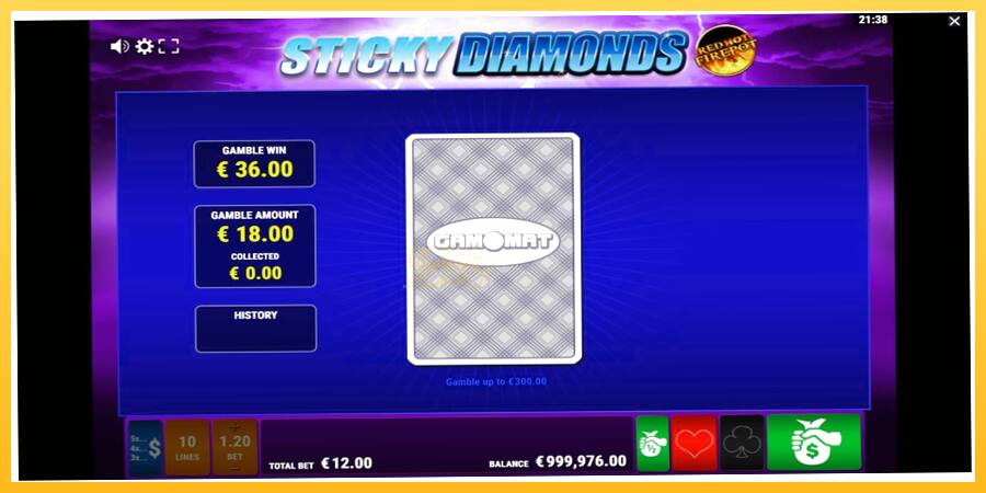 Игровой аппарат Sticky Diamonds Red Hot Firepot - игра на реальные деньги, картинка 3