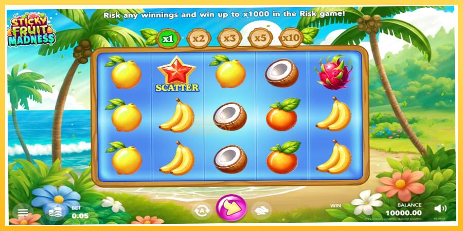 Игровой аппарат Sticky Fruit Madness - игра на реальные деньги, картинка 1