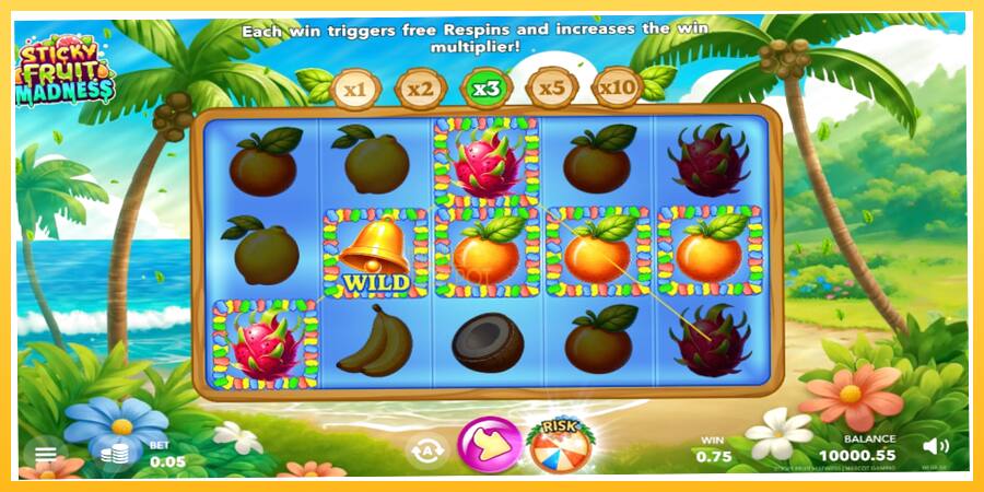 Игровой аппарат Sticky Fruit Madness - игра на реальные деньги, картинка 3