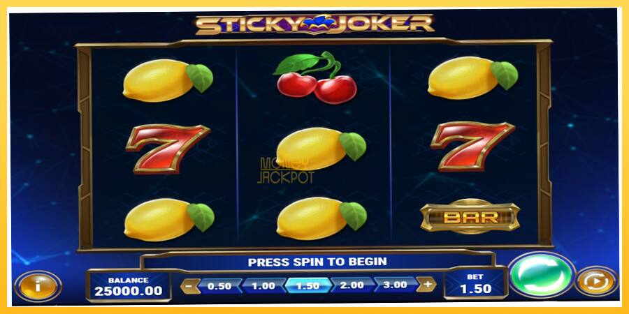 Игровой аппарат Sticky Joker - игра на реальные деньги, картинка 1