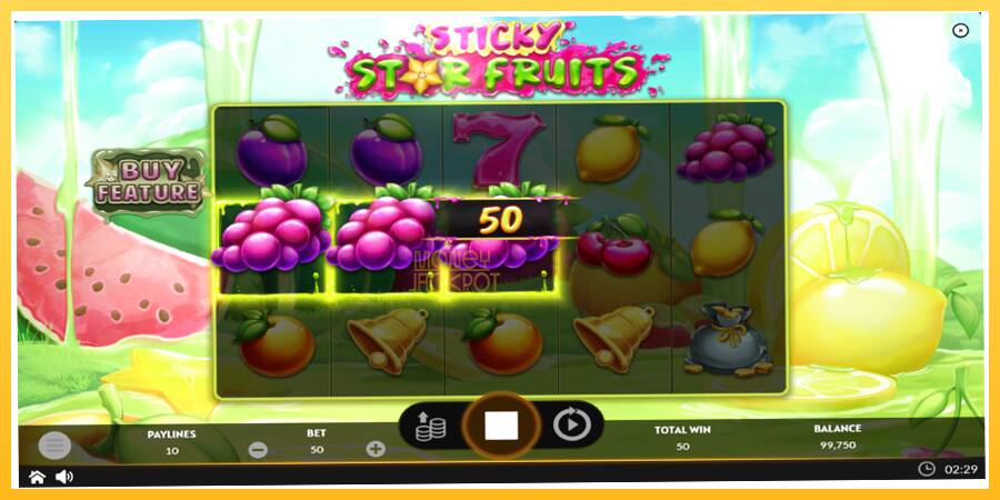 Игровой аппарат Sticky Star Fruits - игра на реальные деньги, картинка 3