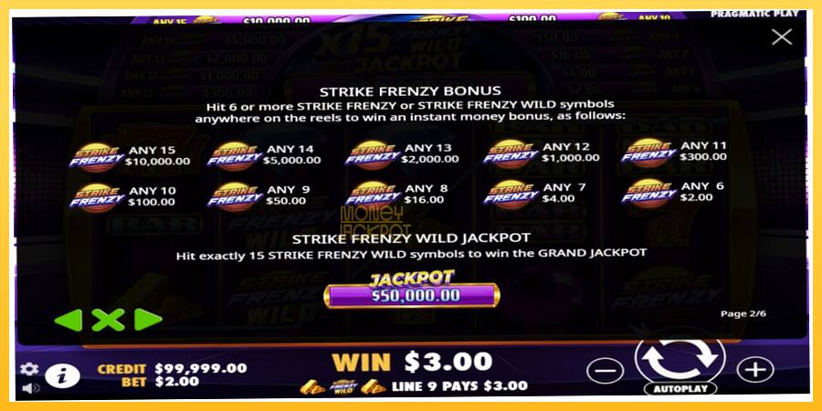 Игровой аппарат Strike Frenzy - игра на реальные деньги, картинка 5