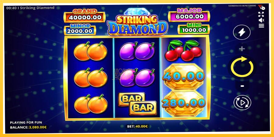 Игровой аппарат Striking Diamond - игра на реальные деньги, картинка 2