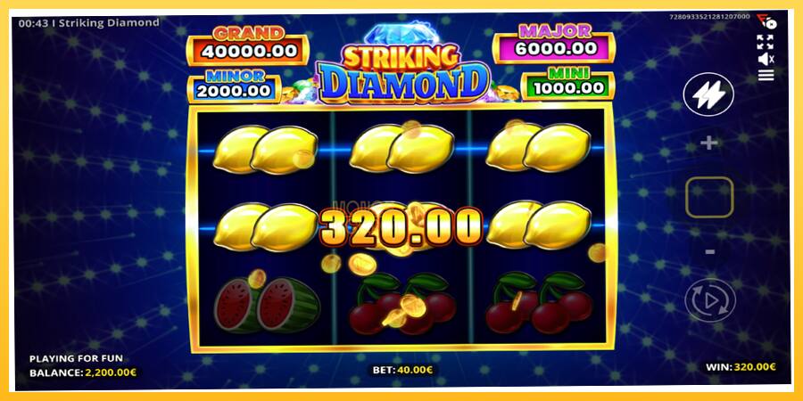 Игровой аппарат Striking Diamond - игра на реальные деньги, картинка 4