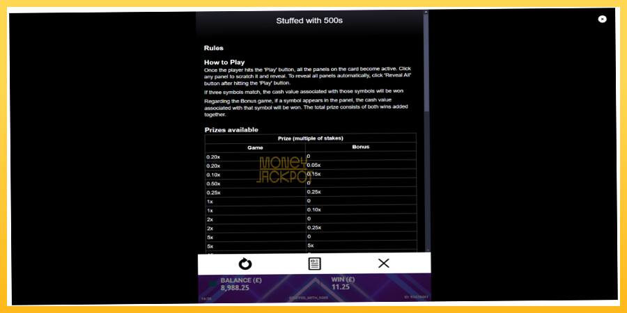 Игровой аппарат Stuffed with 500s - игра на реальные деньги, картинка 5