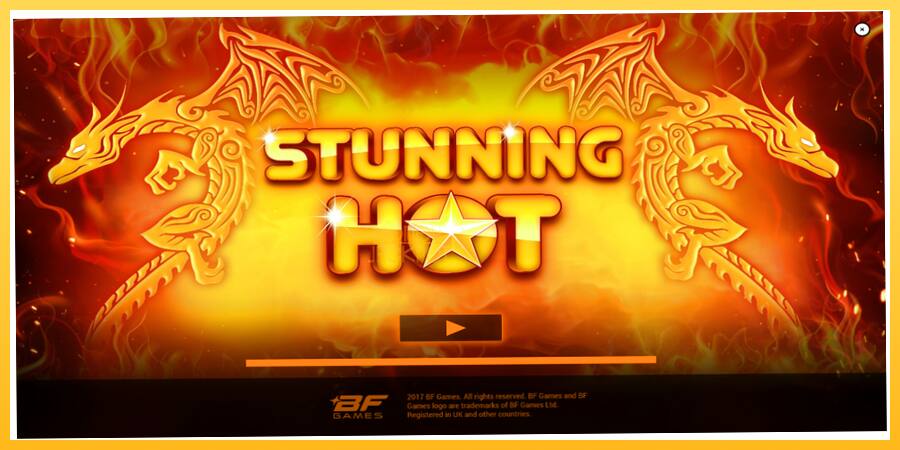 Игровой аппарат Stunning Hot - игра на реальные деньги, картинка 1