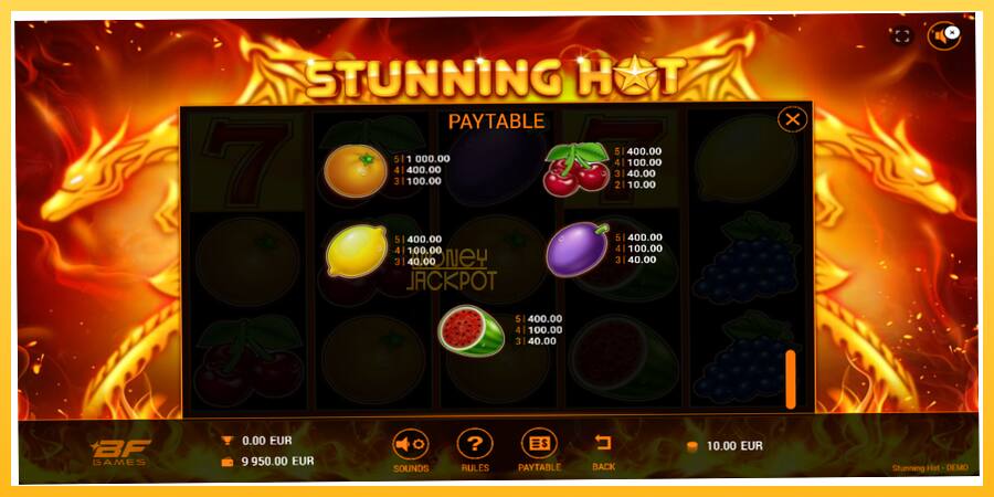 Игровой аппарат Stunning Hot - игра на реальные деньги, картинка 7