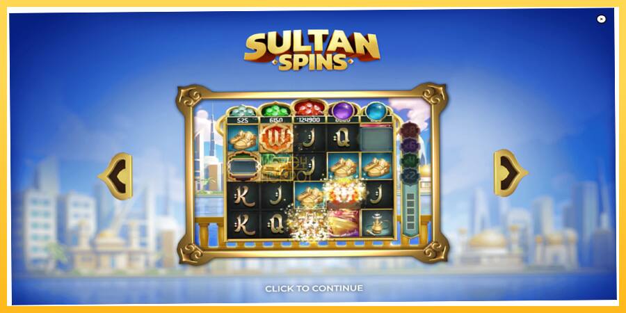 Игровой аппарат Sultan Spins - игра на реальные деньги, картинка 1